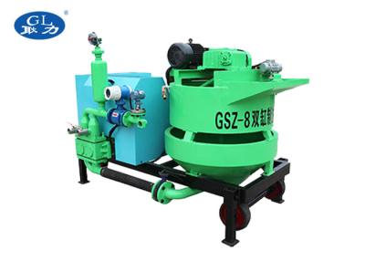 China Product Description Of Wholesale Hydraulic Double Liquid Electric Grouting Pump With Mixer for sale