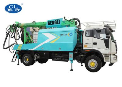 China Application Of Gengli Machinery Truck-Mounted Wet Concrete Spraying Machine for sale