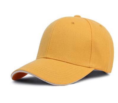 China Wholesale 17 COMMON Colors Acrylic Constructed Blank No Logo Yellow Baseball Cap Hat for sale