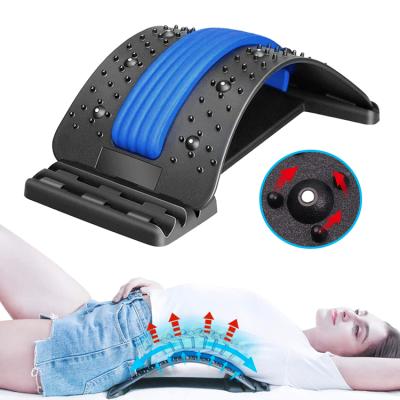 China Waist Massage Muscle Stretcher Posture Corrector Magnetic Back Spine Pain Relief Chiropractic Waist Massage Muscle Stretcher Lumbar Support for sale