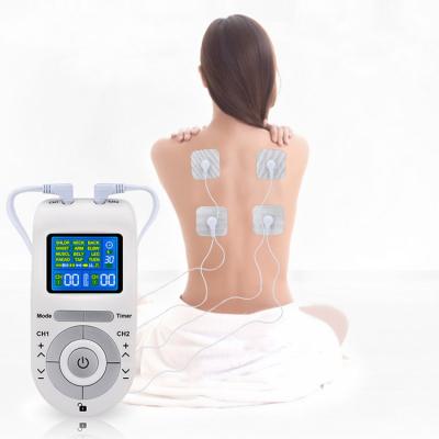 China EMS Body Therapy Equipment Ten Unit Rechargeable Physical Muscle Stimulator with 12 Modes for Back and Neck Pain Relief for sale