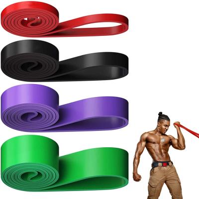 China Assisted Pull Up Bands Custom Natural Latex Pull Up Aid Band Elastic Yoga Fitness Power Stretching Resistance Band Set Durable for sale