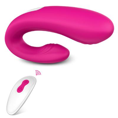 China Silicone Vibrator Rechargeable Radio Remote Control Rechargeable G-spot Stimulator Waterproof Clitoral Vibrator For Couples Fun for sale