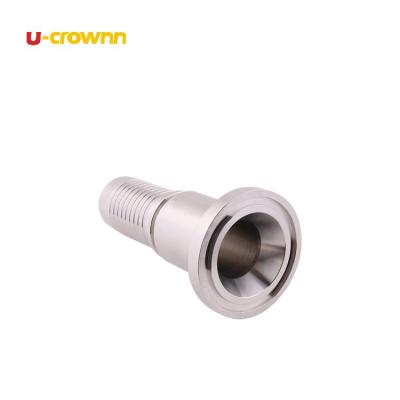 China Carbon steel/SS316 314 /316 straight high pressure hose fittings end connector 1