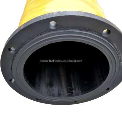 China DN203 Water Dredging With Flange End Flexible Hose Suction And Discharge Rubber Hose for sale