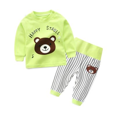 China Antibacterial Hot Selling 100% Cotton Baby Clothes Spring And Autumn Children's Clothing Sets Underwear for sale