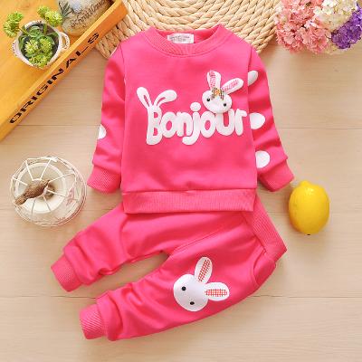 China Regular Babies Spring Clothing Sets Kids Tracksuit Set Infant Casual Suits Babies Cartoon Outfit Clothes for sale