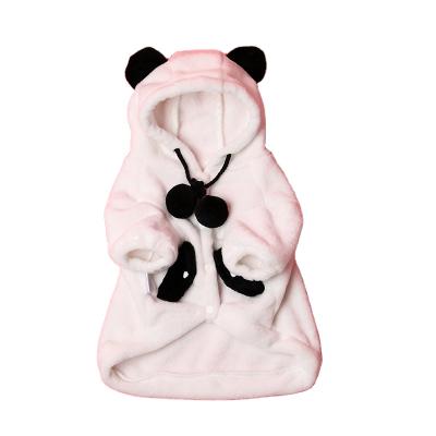 China Sustainable Pet Panda Coat Pet Clothes Dog Clothes Lovely Cotton Coat Autumn, Dog Coats Pet Clothes for sale