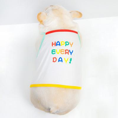 China China Manufacturers Quality Assurance Viable Custom Welcomed Pet Clothing Dog T-shirt Pet Clothes for sale