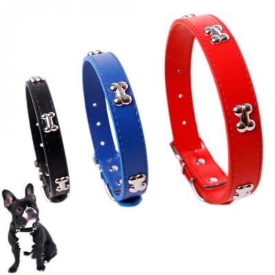 China New Viable Dog Collars Pet Accessories Pet Collars Metal Bone Accessories Dog Collars Wholesale for sale