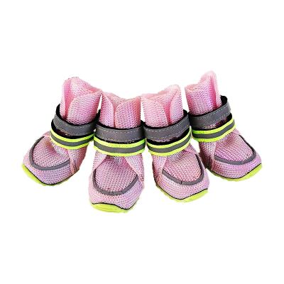 China Customized Viable Large Quantity Color PVC Gradient Color Not Easy To Fall Shiny Pet Shoes for sale