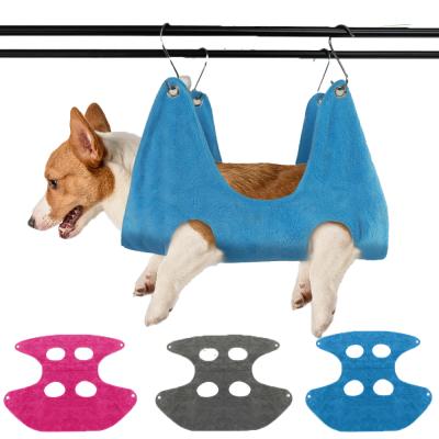 China Viable Puppy Pet Grooming Bathing Bag Pet Supplies Dog Cat Grooming Hammock for sale