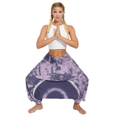 China Women Unisex Summer Hip Hop Anti-Wrinkle Suit Anti-Wrinkle Hip Hop Sports Grown Sports Grown Tie Dye Harem Tie Working Loose Fit Women Summer Harem Yoga Pants for sale