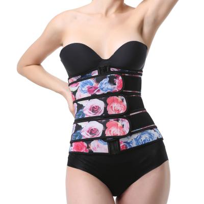 China Breathable Trimmer Cincher Workout Sauna Women Neoprene Corset Waist Trainer Sweat Inflate Slimmer Belts For Weight Loss for sale