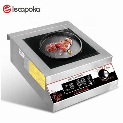 China Induction Cooker 5 KW 5000 Watt 5000 W Power Saving+Eco-Friendly Wok IH 5kw Induction Co-Commercial National Industrial Electric Soup Cooker Co-Commercial 5000w Heating for sale