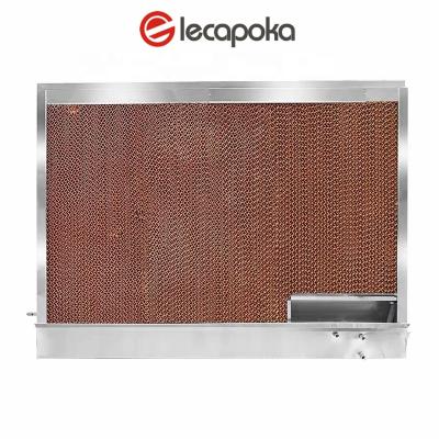 China Farm Water Air Cooler Freeze Pad Water Cooling Evaporative Cooling Industrial Refrigerator with Cool Pad for Farm Air Cooler Panel for sale