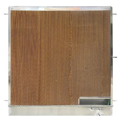 China Grows Poultry and Livestock Spray Wet Curtain Air Cooler Protective Water Evaporative Cooling Pad Industrial Evaporative Wall for sale