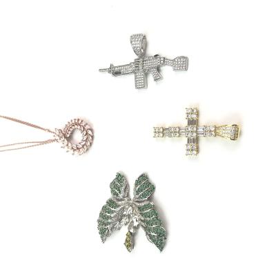 China New fashion 2022 925 trend butterfly silver popular element style cross popular element female pendant necklace is hot item for sale