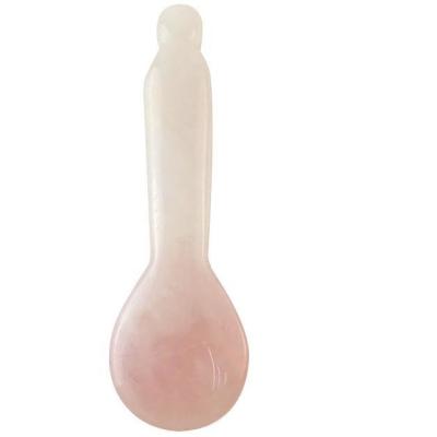 China 2022 Wholesale Pink Jade Facial Massager Gua Sha Tool Gua Sha Tool Bian Stone Board Scraping Facial Massage Tool for sale