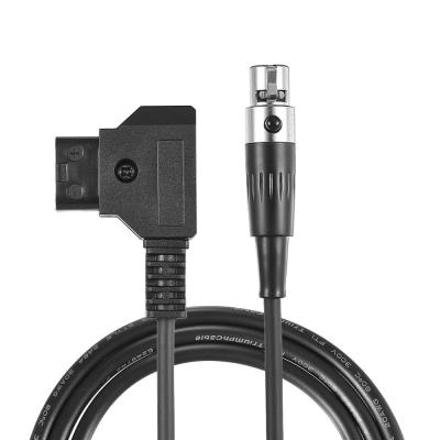 China D-Tap Male to MINI XLR (Hail) 4 Pin Cable Straight Cord D5179-1 for sale