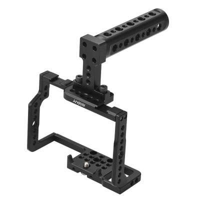 China G85 Camera Cage + Top Handle Kit with Many 1/4