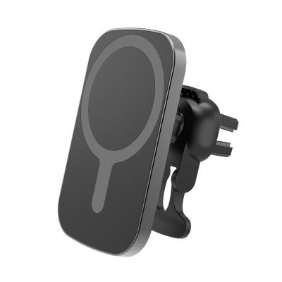 China Magnetic Wireless 15w Qi Charger Car Phone Holder Mount for iphone 12 pro Max Car Charger for sale