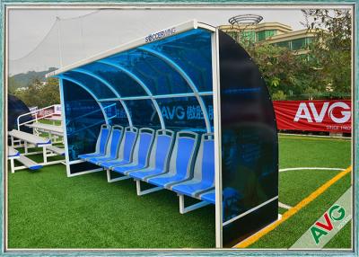 China Weather Resistant Soccer Field Equipment Mobility Aluminum Soccer Coach Seat for sale