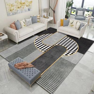 China Modern design washable printed area rug polyester karpet blankets 3d design home living room center rug for sale for sale