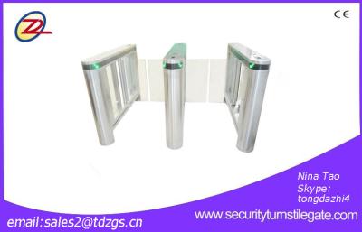 China Stainless Steel  Alarm Slim Bridge Arc Upscale Speed Gate for Control System for sale