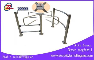 China Manual Swing Gate Supermarket Turnstiles Access Control 304 Stainless Steel for sale