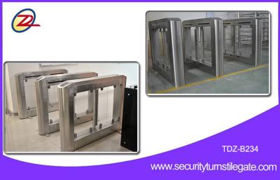 China Access Control Pedestrian Turnstile Gate , Parking Lot Barrier Gates RFID Card Reader for sale