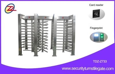 China Security Auto Full Height Turnstile Gate Electronic 120 Degree Turning 3 Lane for sale