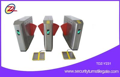 China 304 Stainless Steel Turnstile Access Control System Facial Recognition Building Entrance for sale