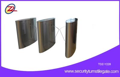 China 600mm Maximunm Channel Width Flap Barrier Gate RFID Card For Metro Station  for sale