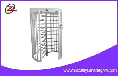 China Automatic Full Height Turnstiles Gate 304 Stainless Steel 120 Degree Single Lane for sale