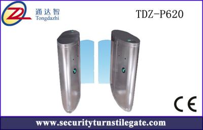 China DC 24V Flap rfid Security Turnstiles Pedestrian access control system for sale