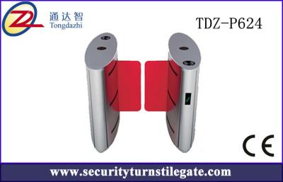 China TCP / IP Full automatic Flap Turnstile sliding Barrier gate for Building for sale