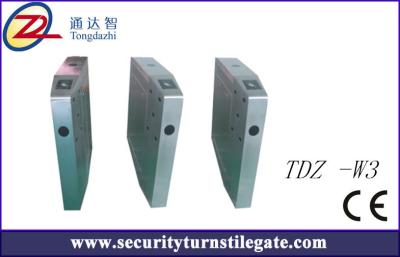 China Electronic Turnstile Security Products / Automatic Flap Barrier Gate CE for sale