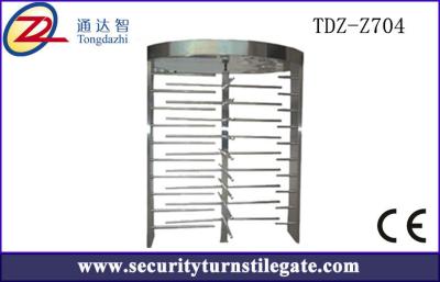 China High security card reader model rfid Turnstile Full Height DC motor 24V for sale