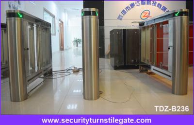 China Stainless Steel Speed Gates High End Barrier Gate System With Remote Control for sale