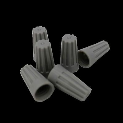 China Common Wire Connector Insulated Core Screw On Wire P1 Gray Twist-On Wire Connector for sale