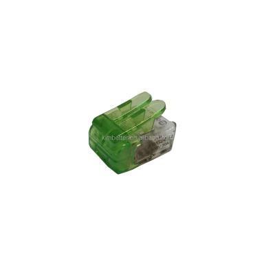 China 222-412 Levers-Nuts 2 Conductor Compact Connectors Quick Lead Wire Splice Connector GC221 for sale