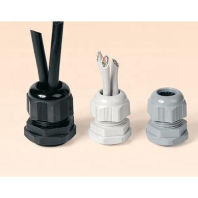 China Weather Resistant Waterproof Nylon Cable Gland PA66 Cable Glands Black/White/Gray for sale