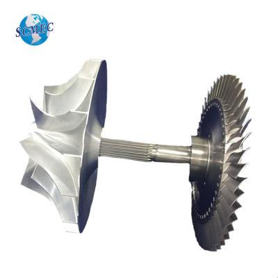 China Alloy precision turbocharger rotor diesel locomotive assembly for EMD/ALCO/GE for sale