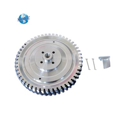China Marine Turbocharger Parts Nickle Base Diesel Locomotive and Alloy Turbine Wheel for sale