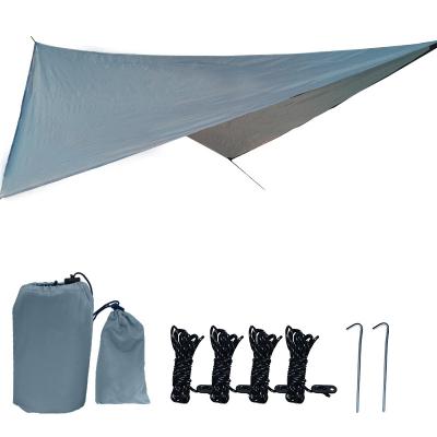 China Outdoor Camping Hiking Tent Footprint Shelter Canopy Sunshade Fabric Waterproof Picnic Moving Mat For Outdoor Tent Hiking Beach Backpacking Increasing Survival for sale