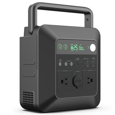 China Supplier Gold Battery Power Station 700W Portable Wireless Charging Power Supply Outdoor Bank for sale