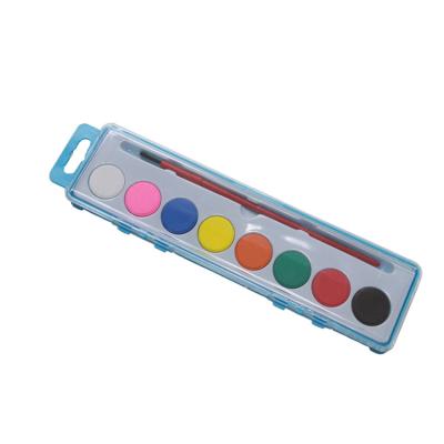 China 8colour water color paint set-water+drawing+mat+aqua+magic+doodle+kids+toys+mess+free+coloring+painting+educational+writing diameter 2.8cm for sale