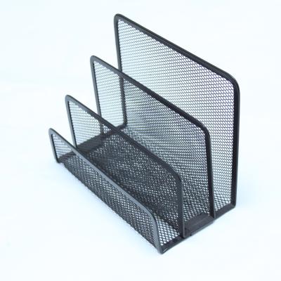 China High Quality Eco-friendly Office Stationery Metal Mesh Wire Desk Organizer, Letter Sorter and Mesh Pen Holder for sale