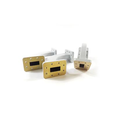 China Different New Arrival Factory Price Brass Models Wr90 Wr112 For Rigid Waveguide H Bend for sale